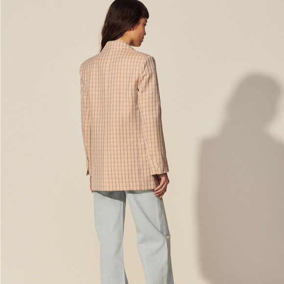 Sandro Lurex check jacket NWT - Picture 3 of 4